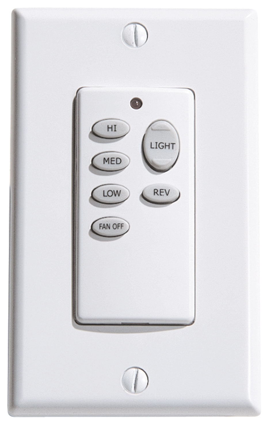 Kendal Lighting RCT6 Remote Secondary Wall Mounted Remote Transmitter Ceiling Fan White