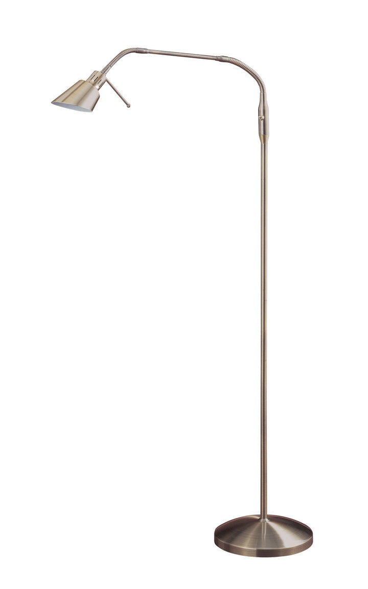 Kendal Lighting FL4048-AB Oslo One Light Floor Lamp Lamp Brass - Antique