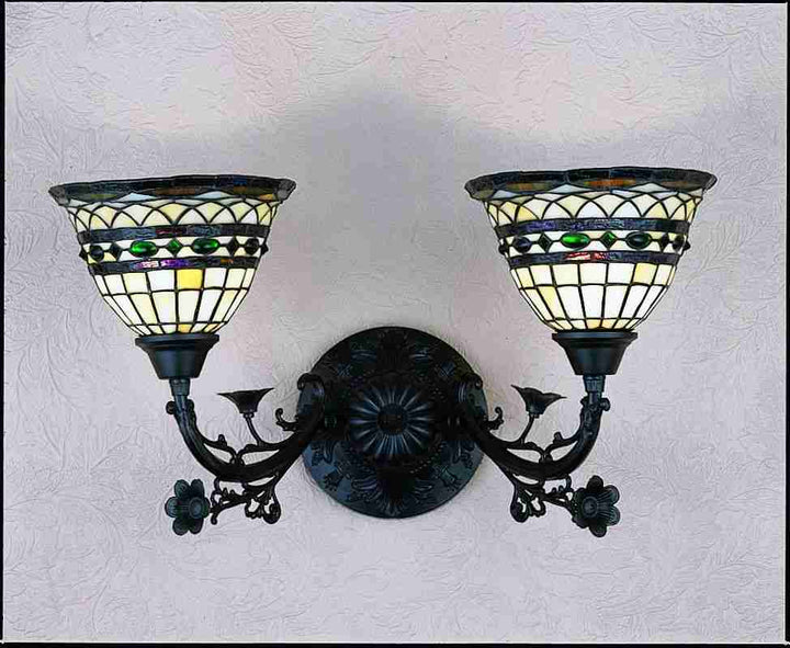 Meyda Tiffany Tiffany Roman 27394 Wall Light - Craftsman Brown