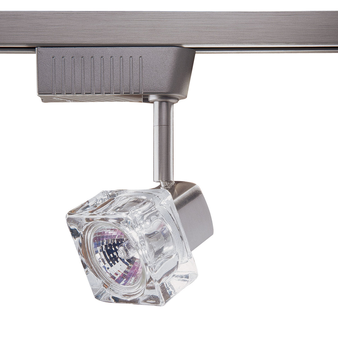 Kendal Lighting TL6701-SN Track Cylinder Low Voltage Track Head Track Light Pewter, Nickel, Silver