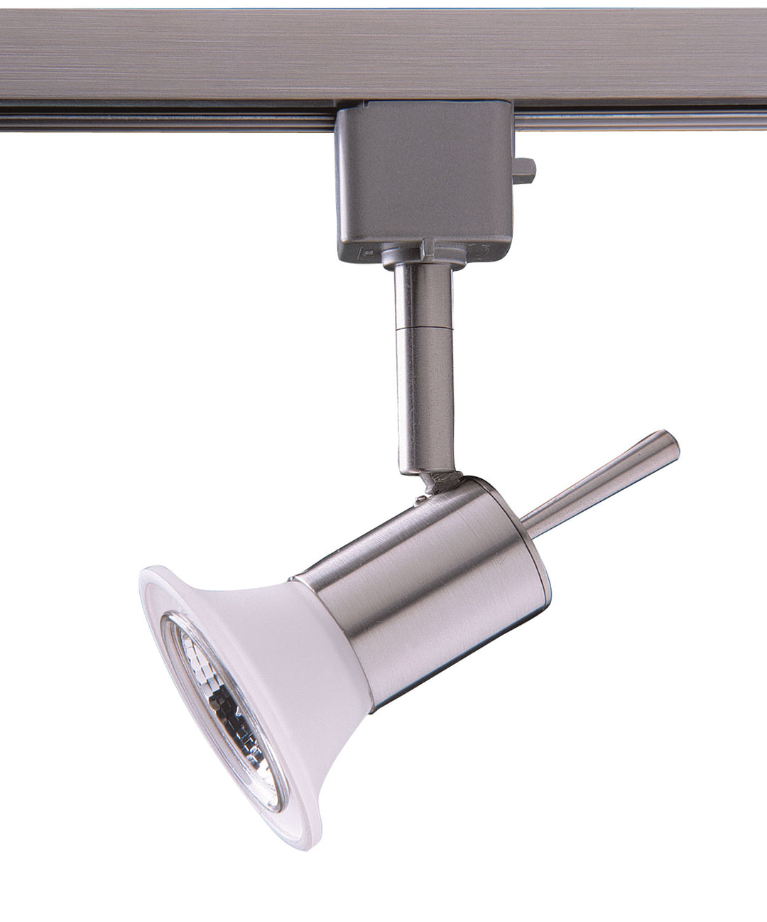Kendal Lighting TLGU-11-SN Track Cylinder Cylinder Track Head Track Light Pewter, Nickel, Silver