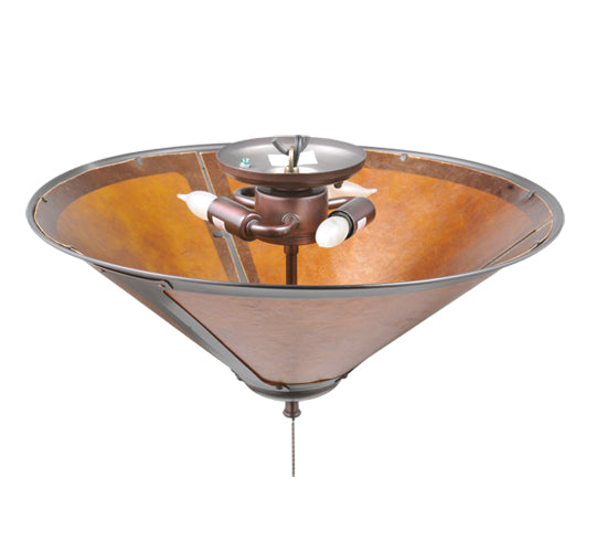 Meyda Tiffany Sutter 27434 Ceiling Light - Amber Mica