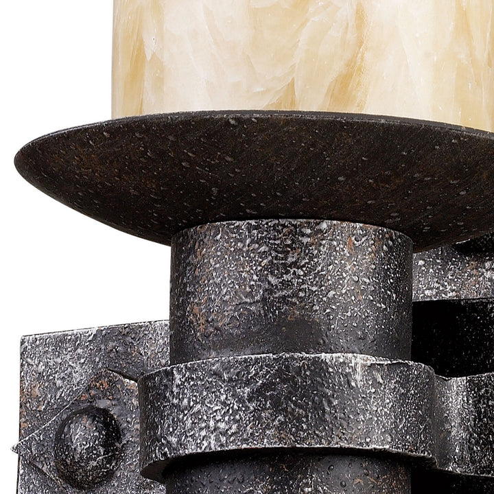Elk Cambridge 14000/1+1 Wall Sconce Light - Moonlit Rust