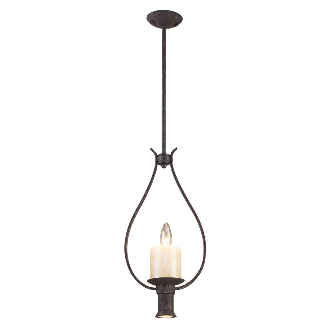 Elk Cambridge 14004/1+1 Pendant Light - Moonlit Rust