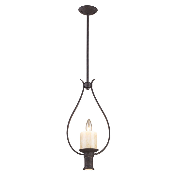 Elk Cambridge 14004/1+1 Pendant Light - Moonlit Rust