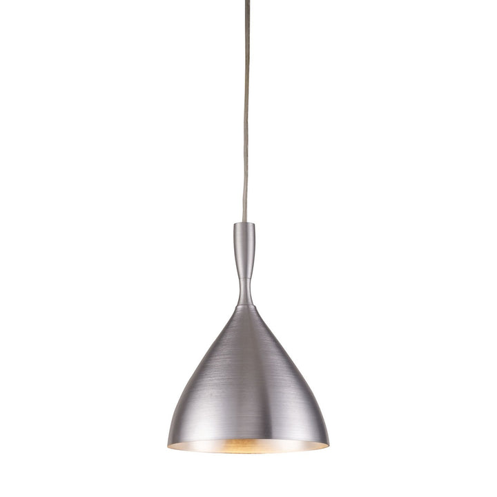 Elk Spun Aluminum 17042/1ALM Pendant Light - Aluminum