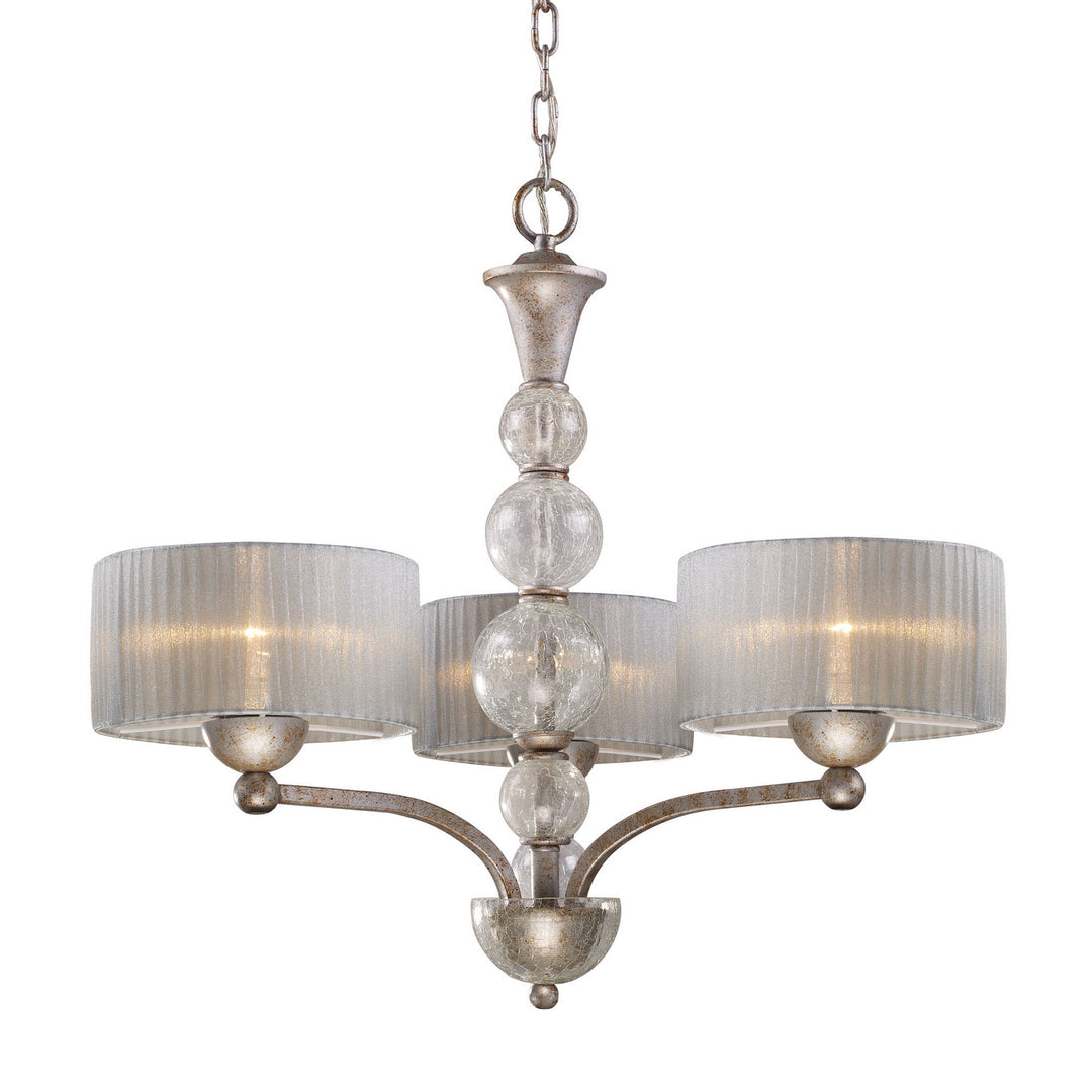 Elk Alexis 20008/3 Chandelier Light - Antique Silver
