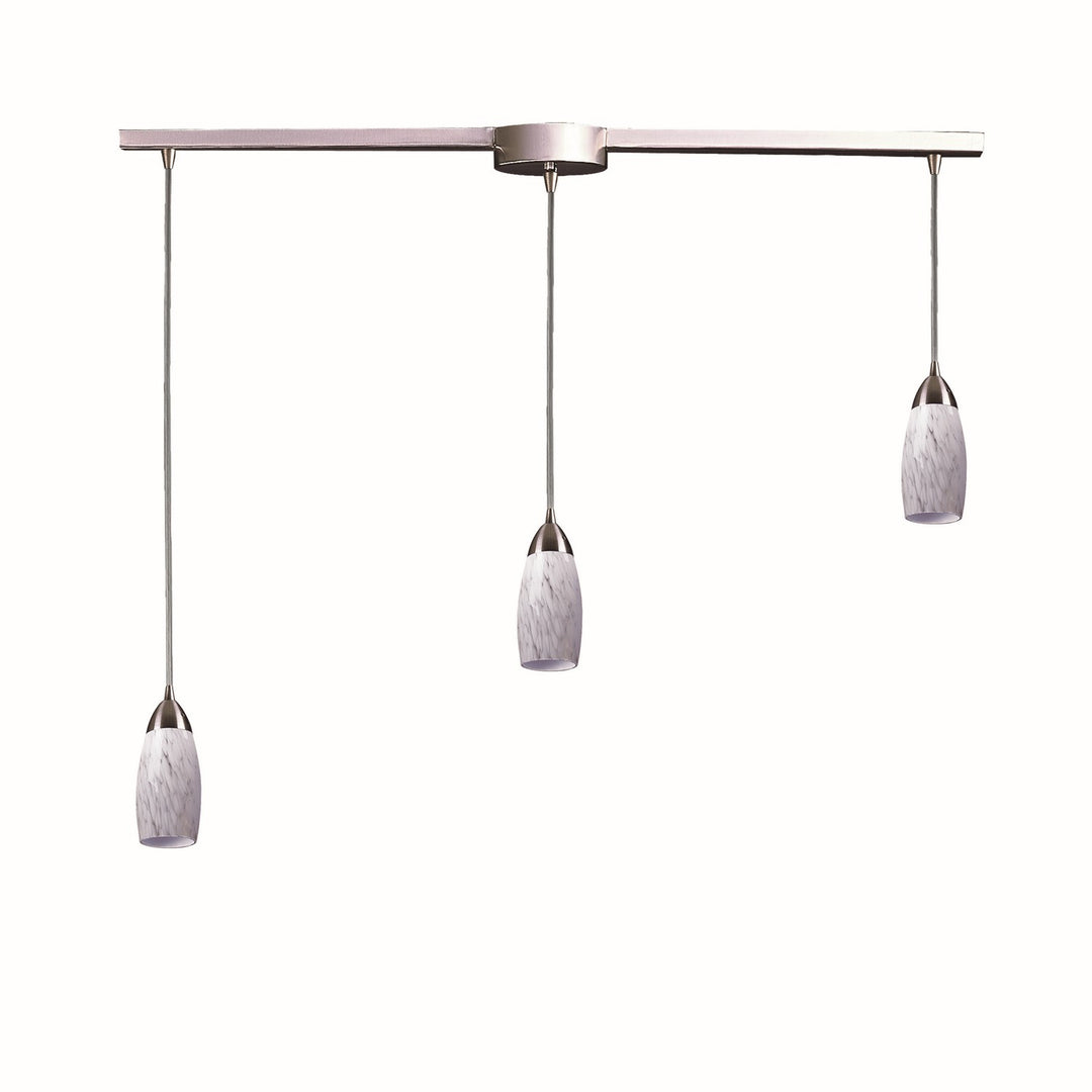 Elk Milan 110-3L-SW Pendant Light - Satin Nickel