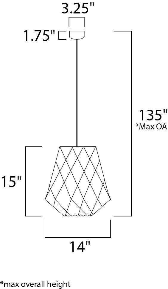 Maxim Horgen 27533UD Pendant Light - Uddo