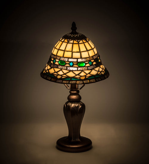 Meyda Tiffany Lighting 27535 Tiffany Roman Table Lamp Lamp Bronze / Dark