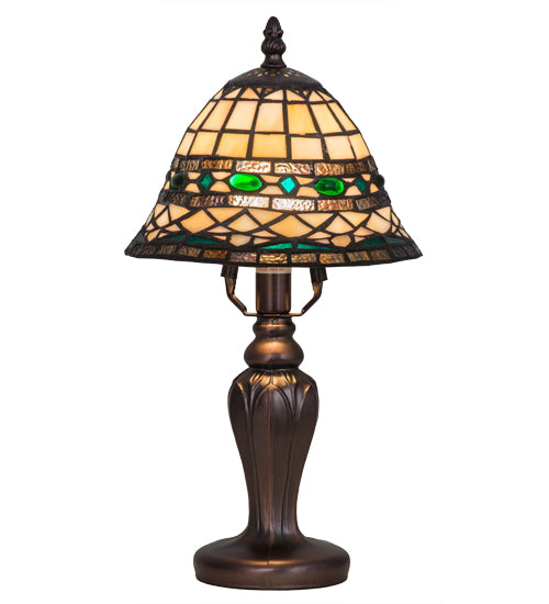 Meyda Tiffany Lighting 27535 Tiffany Roman Table Lamp Lamp Bronze / Dark