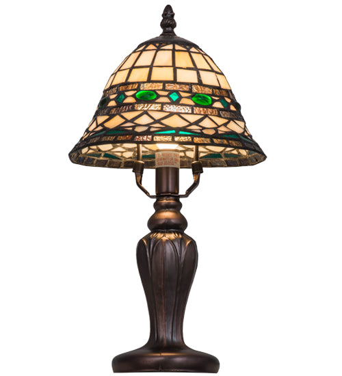 Meyda Tiffany Lighting 27535 Tiffany Roman Table Lamp Lamp Bronze / Dark