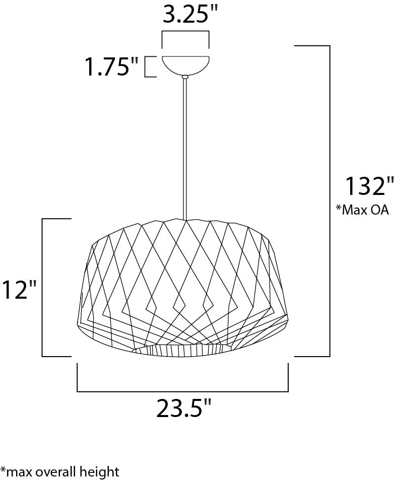 Maxim Horgen 27535UD Pendant Light - Uddo