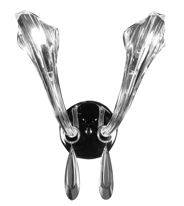 Classic Inspiration 82022 CH CLR Wall Sconce Light - Chrome