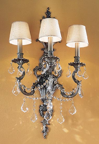 Classic Majestic Imperial 57353 AGP CP Wall Sconce Light - Aged Pewter