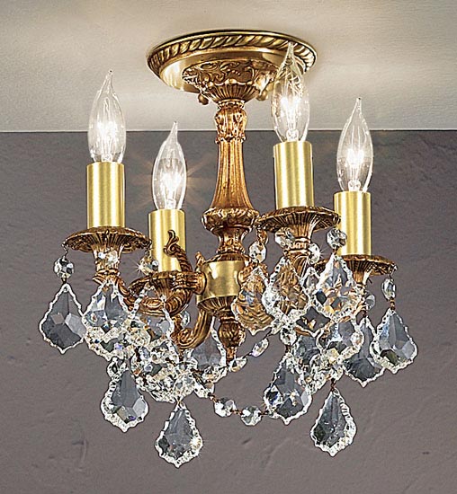Classic Majestic Imperial 57355 FG CP Ceiling Light - French Gold