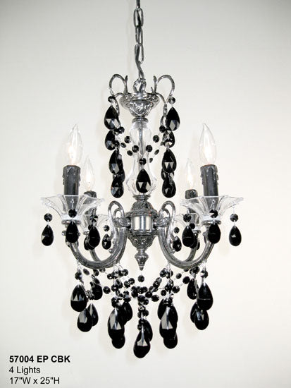 Classic Via Venteo 57004 EP CBK Chandelier Light - Ebony Pearl