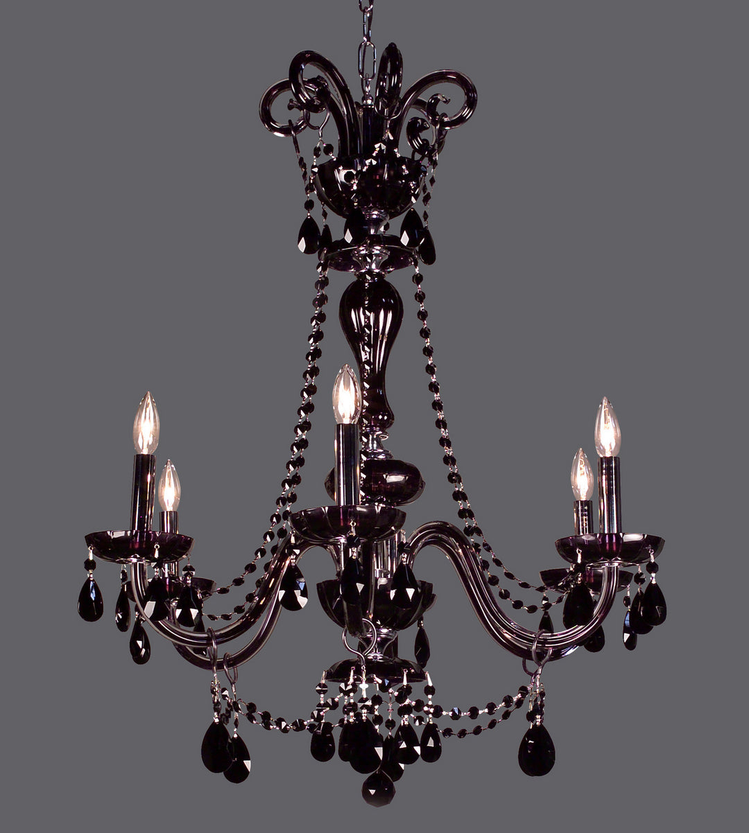 Classic Monte Carlo Elite 82016 CBK Chandelier Light - Black