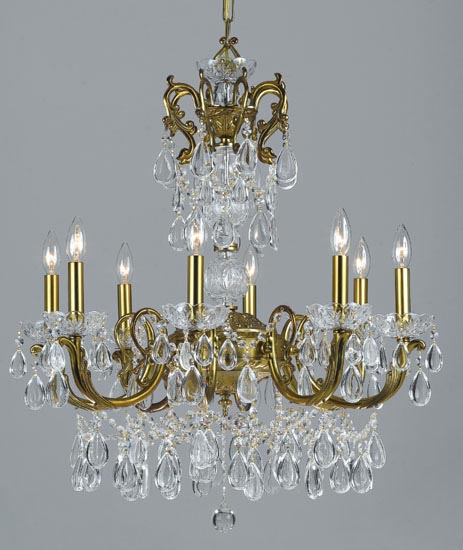 Classic Vienna Palace 69808 RNB Chandelier Light - Renovation Brass