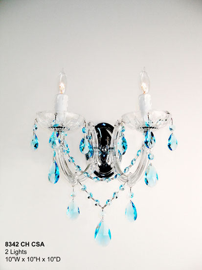 Classic Rialto Traditional 8342 CH CSA Wall Sconce Light - Chrome