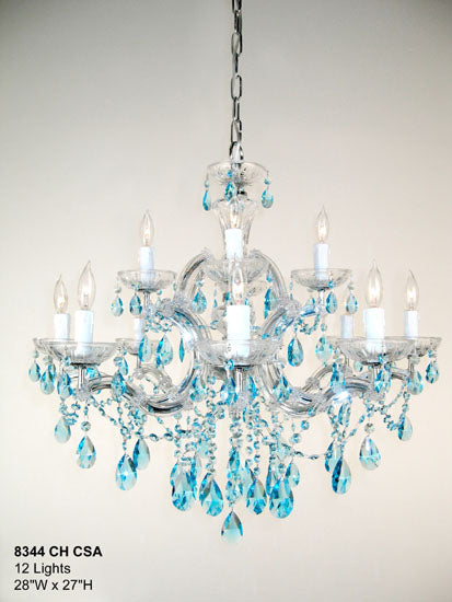 Classic Rialto Traditional 8344 CH CSA Chandelier Light - Chrome