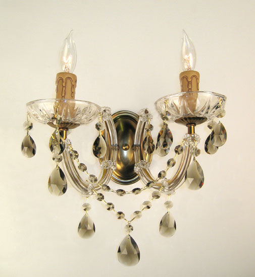 Classic Rialto Traditional 8342 RNB CGT Wall Sconce Light - Renovation Brass