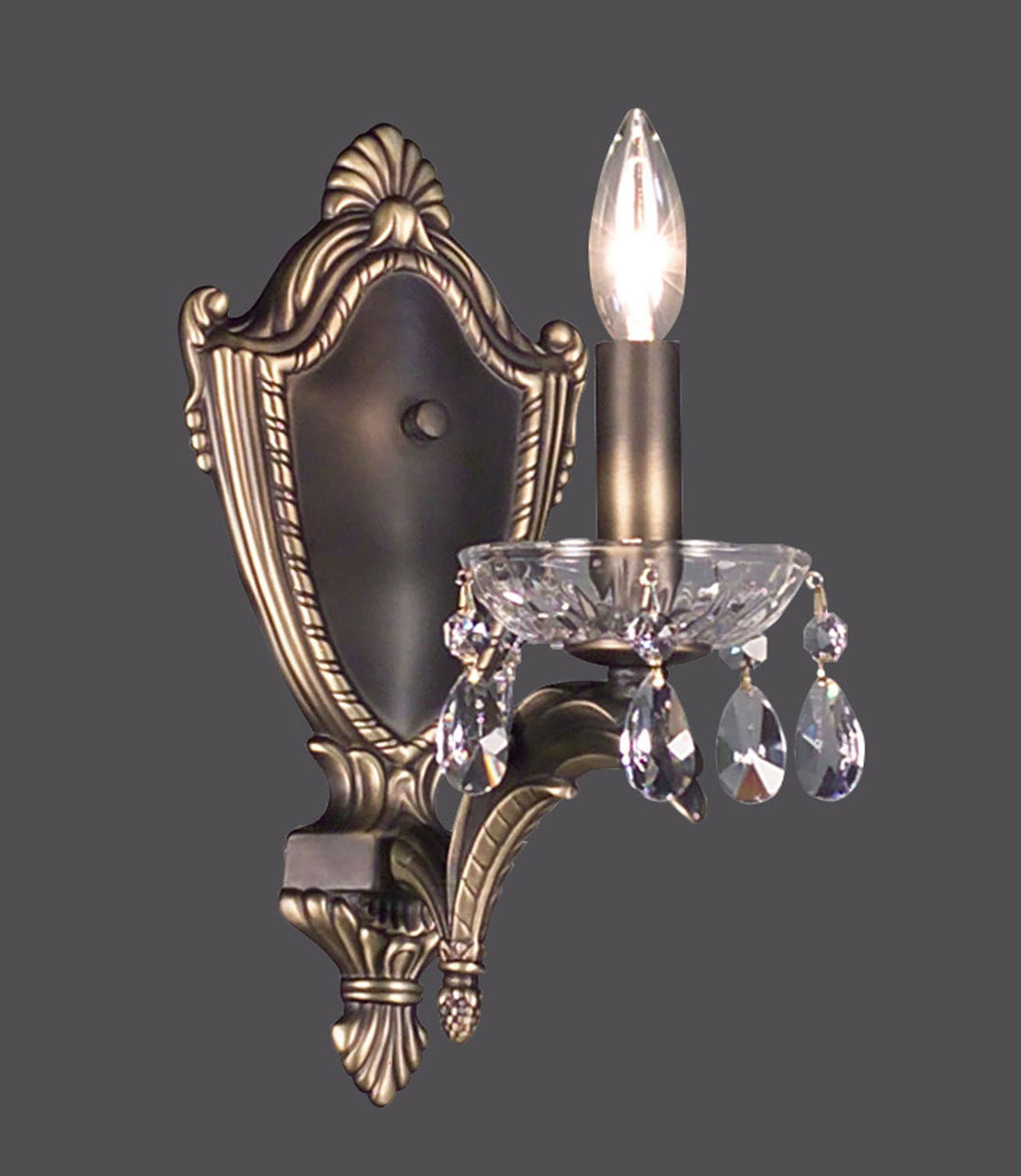 Classic Terragona 1921 RB CP Wall Sconce Light - Roman Bronze