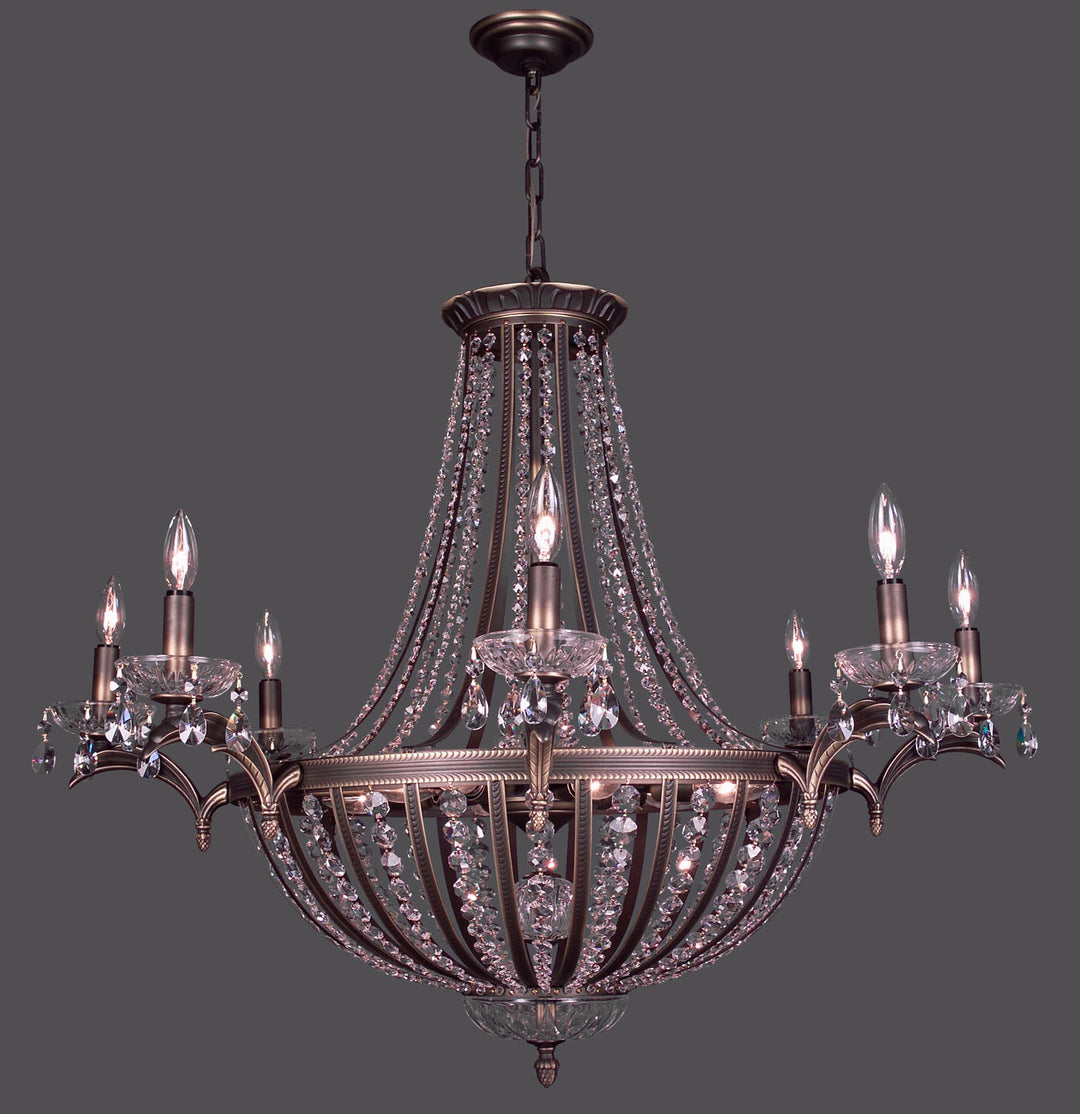 Classic Terragona 1928 RB CP Chandelier Light - Roman Bronze