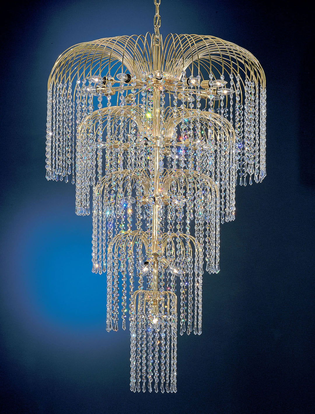 Classic Sprays 1061 G CP Chandelier Light - Gold Plate