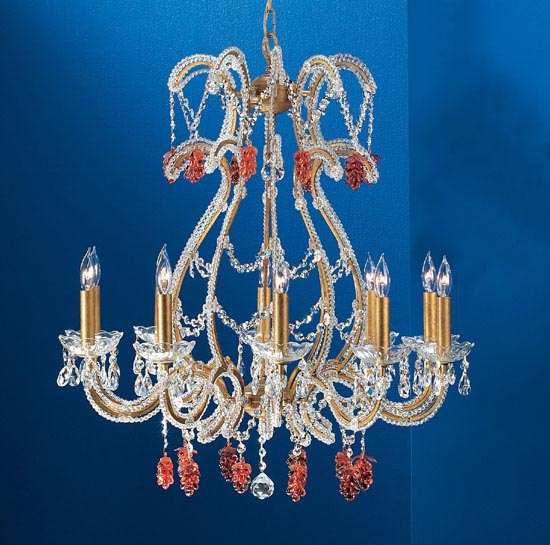 Classic Aurora 69720 OG GCA Chandelier Light - Olde Gold