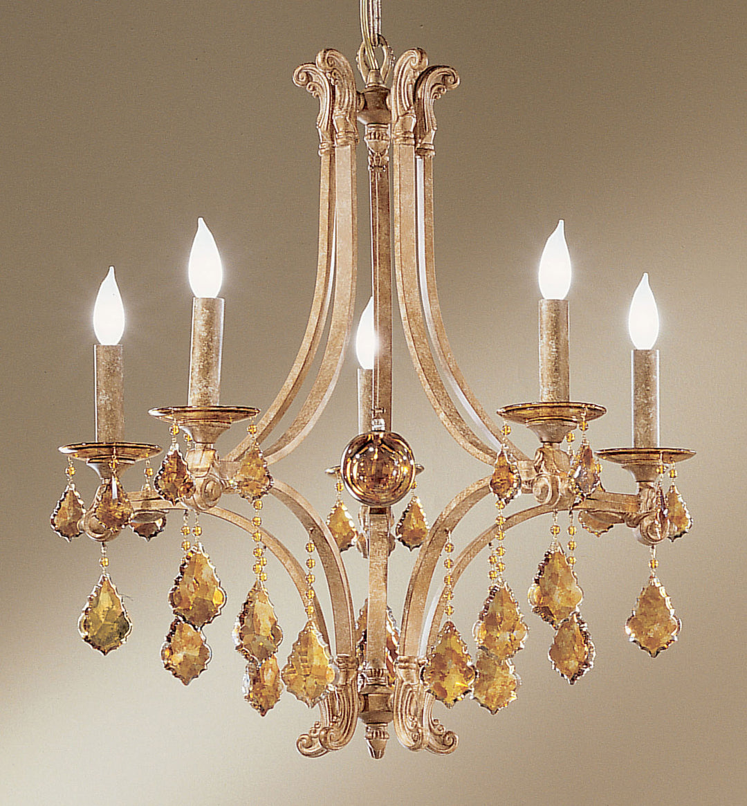 Classic Mediterranean 1205 ML FTS Chandelier Light - Mediterranean Leather