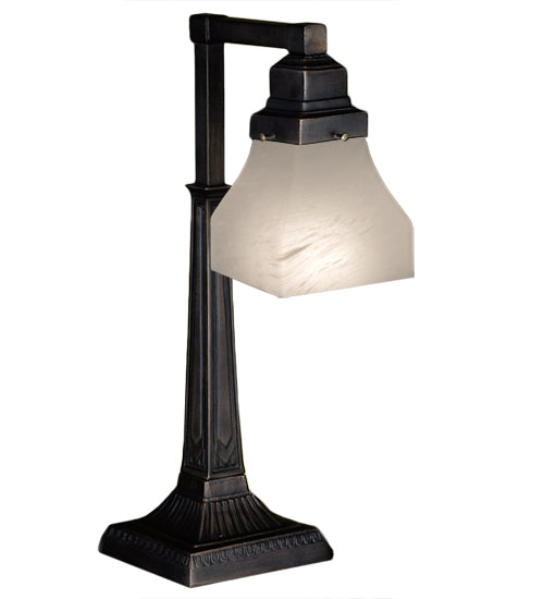 Meyda Tiffany Lighting 27624 Bungalow One Light Desk Lamp Lamp Bronze / Dark