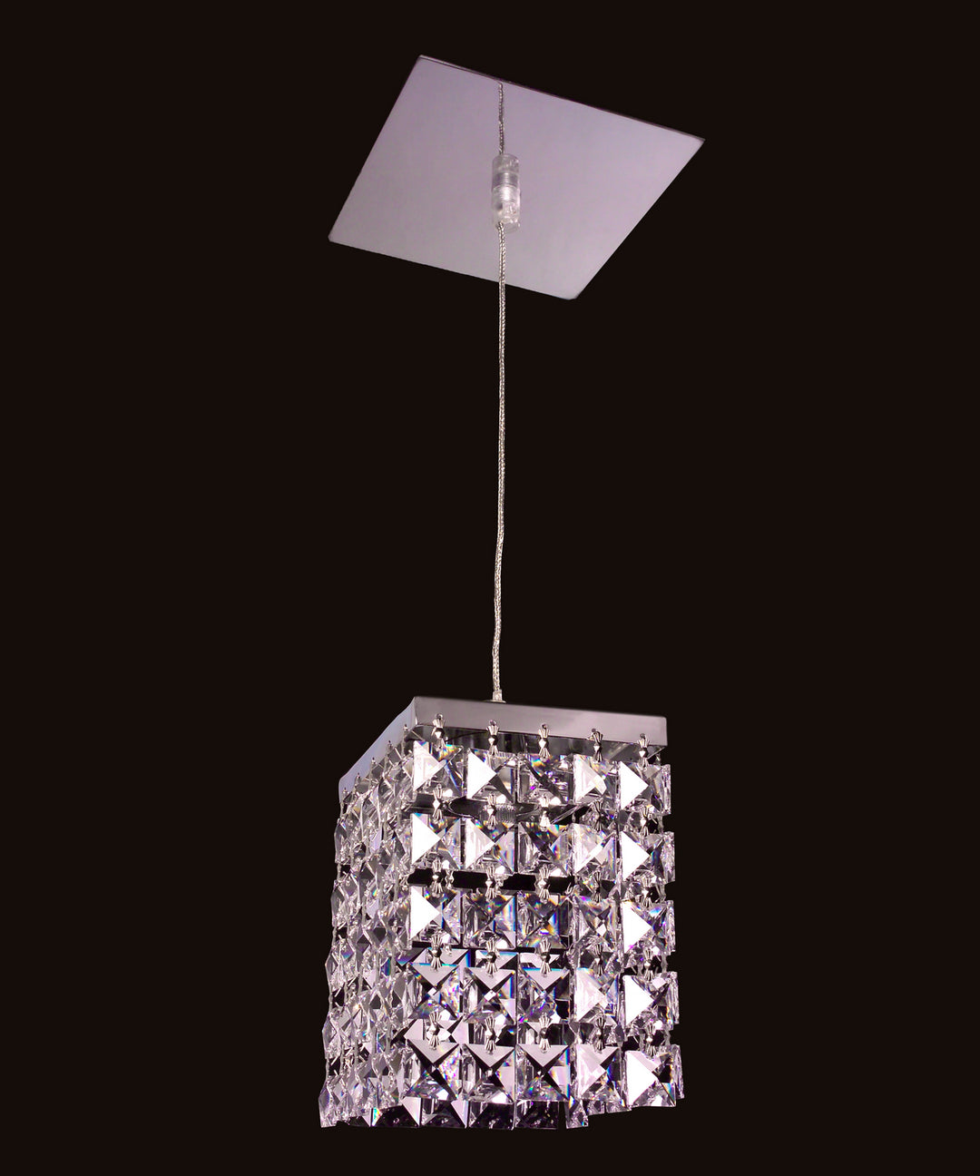 Classic Bedazzle 16101 CPSQ Pendant Light - Chrome