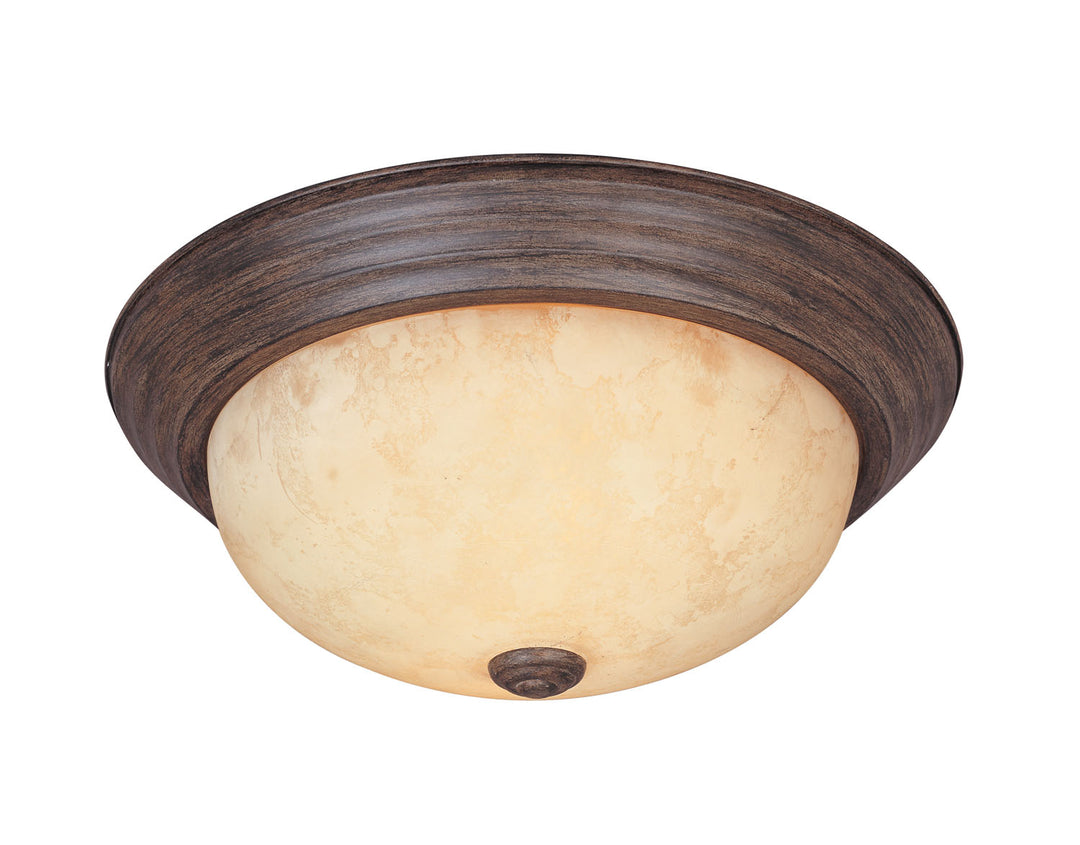 Designers Fountain Decorative Flushmount 1257S-WM-AM Ceiling Light - Warm Mahogany