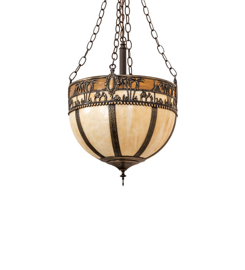 Meyda Tiffany Camel 27778 Pendant Light - Craftsman Brown, Oil Rubbed Bronze