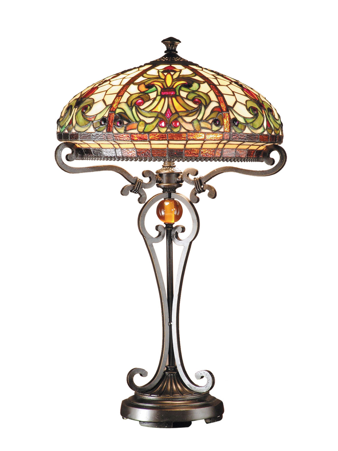 Dale Tiffany TT101114 Boehme Lamp Antique Golden Bronze