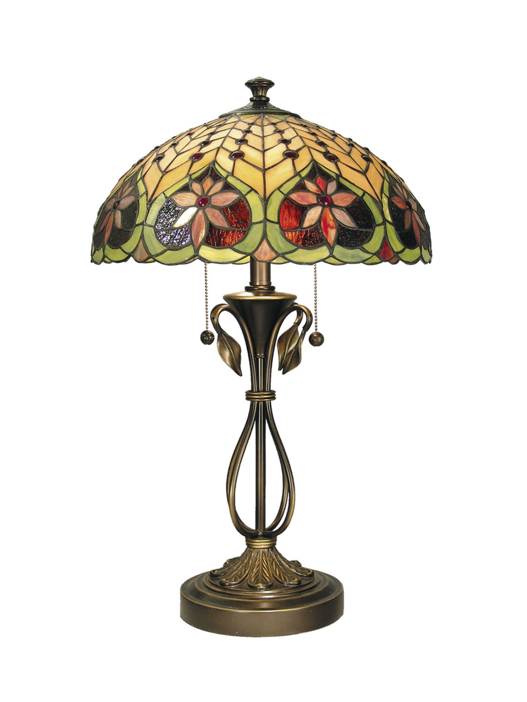 Dale Tiffany TT60024 Markus Lamp Antique Brass