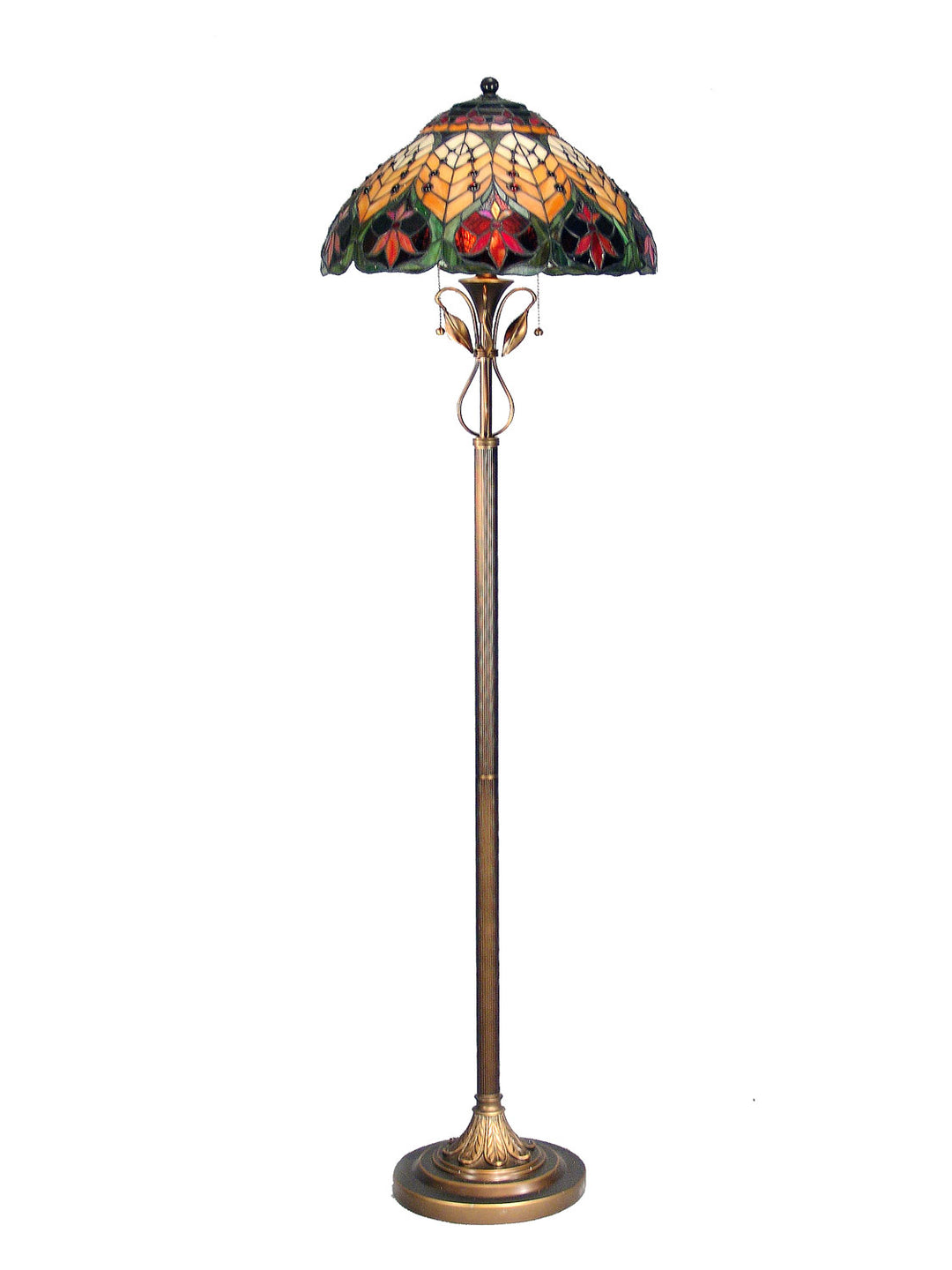 Dale Tiffany TF50012 Markus Lamp Antique Brass