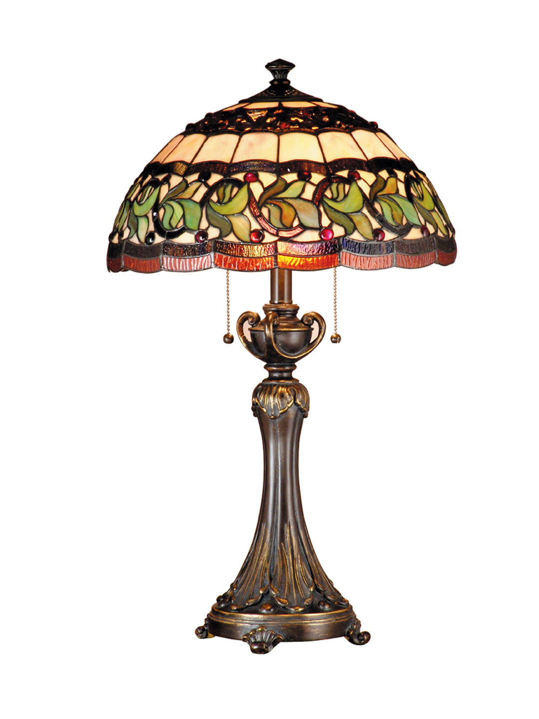 Dale Tiffany TT101110 Tyler Lamp Antique Golden Bronze