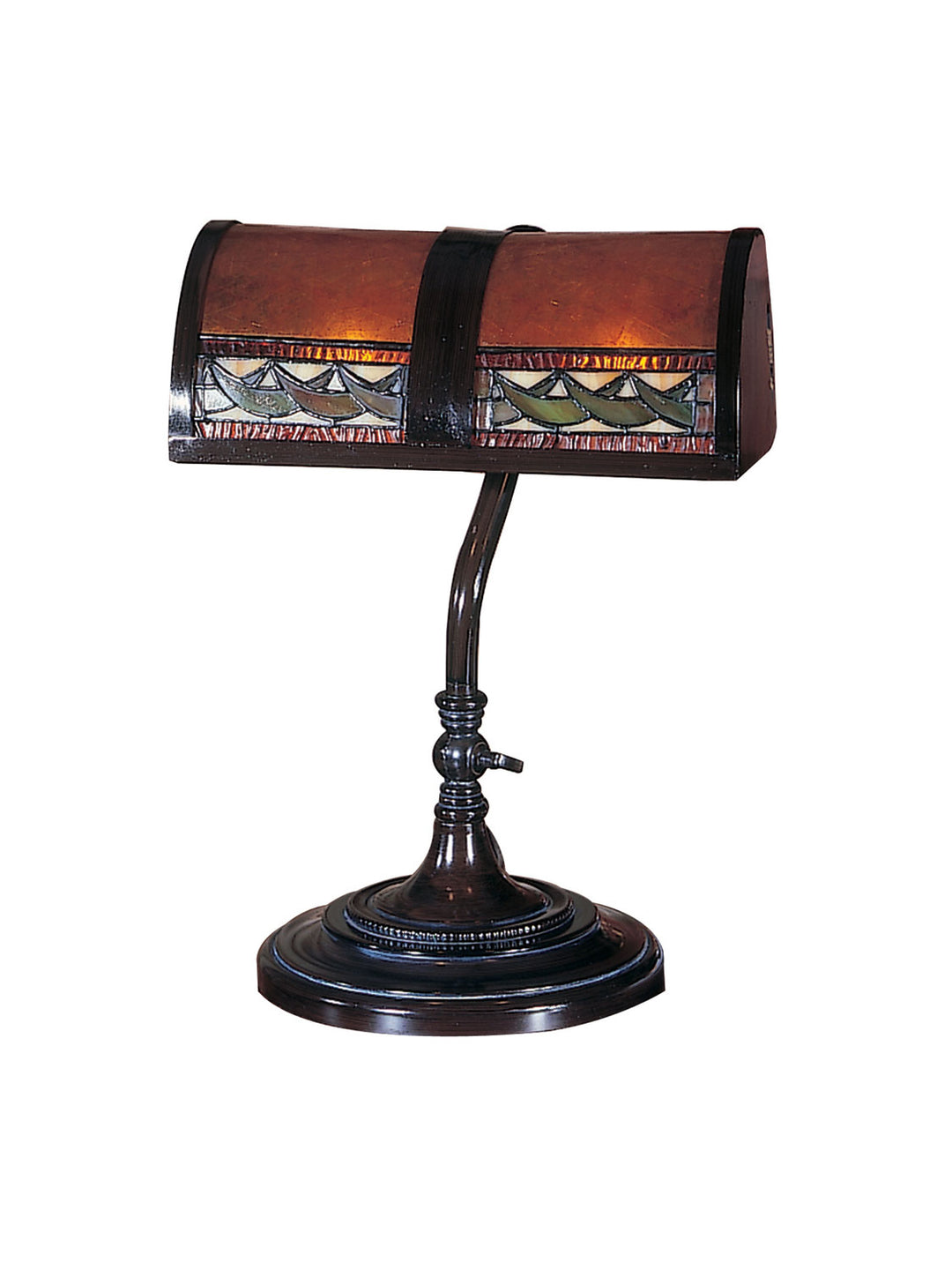 Dale Tiffany TA100682 Mica Mission Lamp Mica Bronze