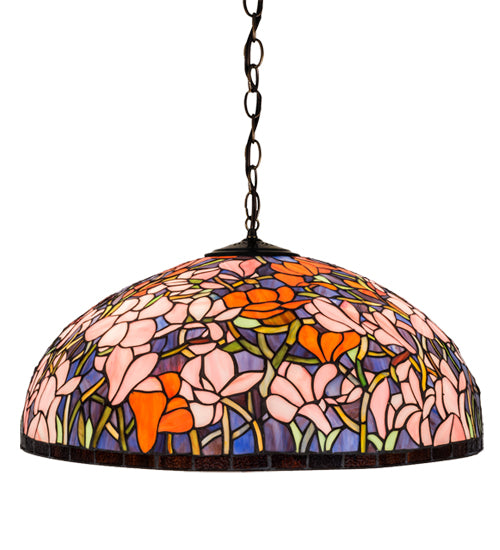 Meyda Tiffany Tiffany Magnolia 27830 Pendant Light - Mahogany Bronze