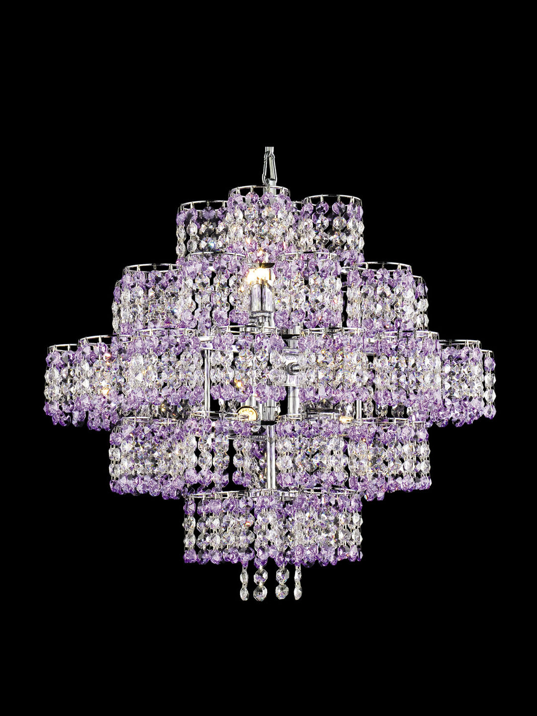 Dale Tiffany Somerset GH80570 Chandelier Light - Polished Chrome