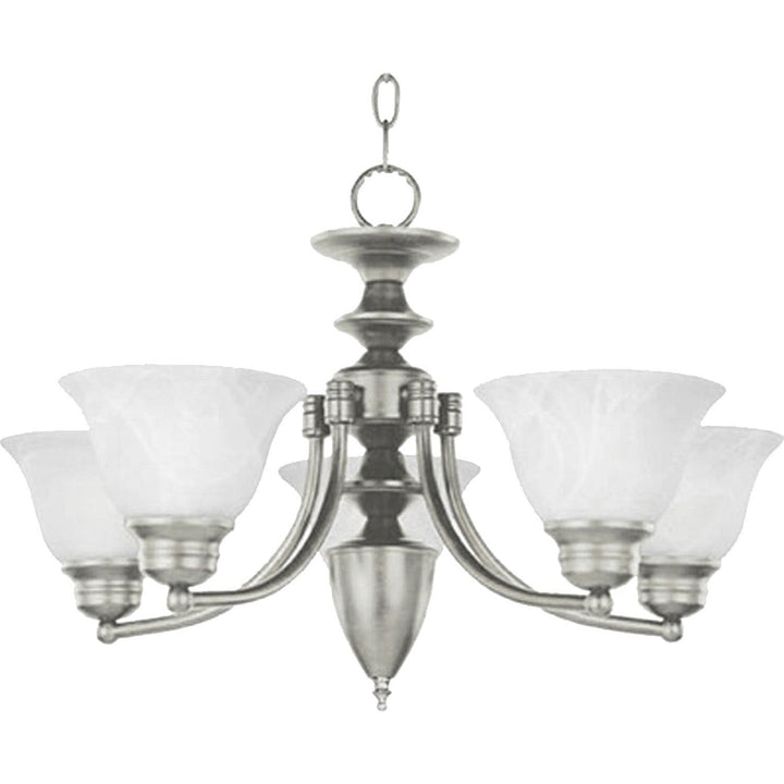 Maxim Malaga 2699MRSN Chandelier Light - Satin Nickel