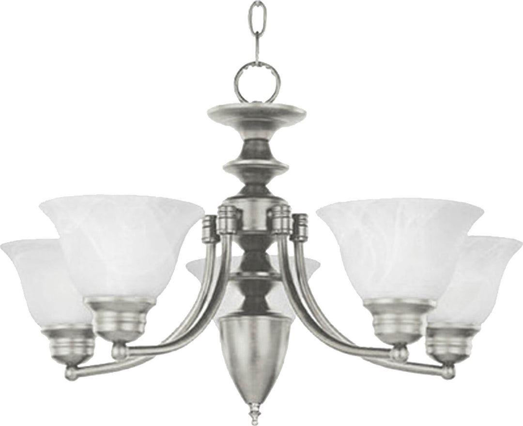 Maxim Malaga 2699MRSN Chandelier Light - Satin Nickel