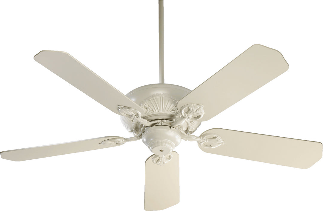 Quorum Chateaux 78525-67 Ceiling Fan 52 in. - Antique White, Antique White/Washed Oak