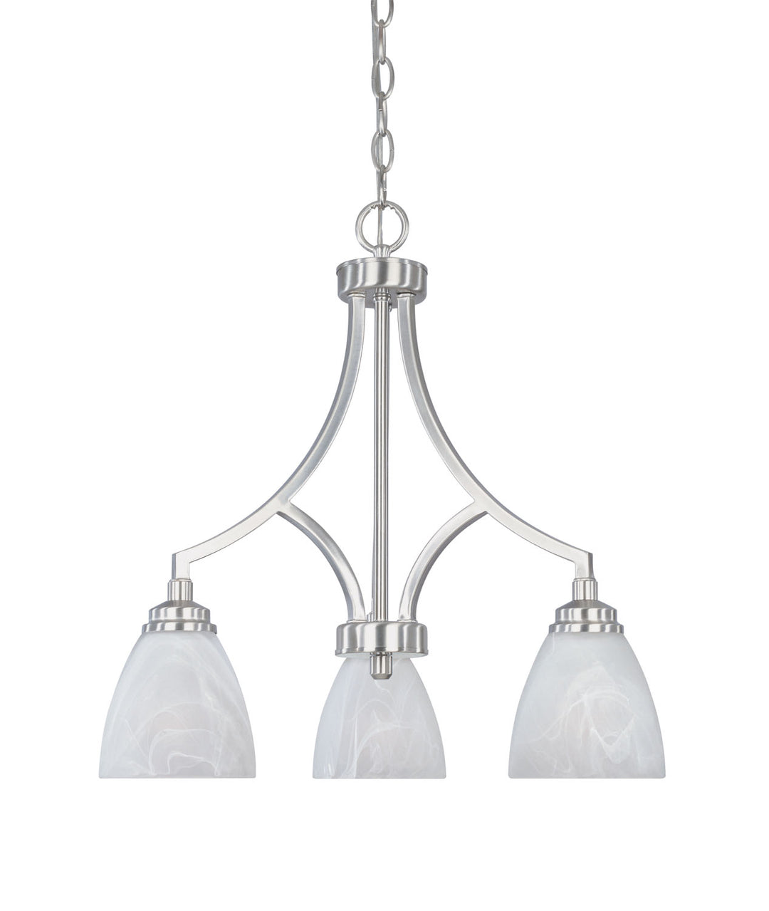 Designers Fountain Tackwood 82983-SP Chandelier Light - Satin Platinum