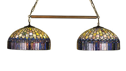 Meyda Tiffany Tiffany Candice 28515 Pendant Light - Green/Blue Pbag