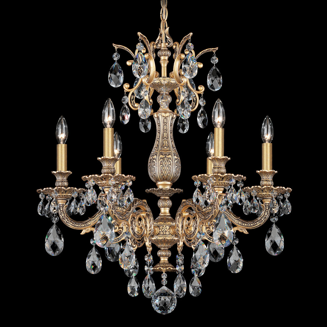 Schonbek Lighting 5676-83A  Milano Chandelier Florentine Bronze