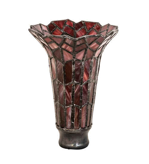 Meyda Tiffany Lighting 28656 Stained Glass Pond Lily Shade Lamp Shade Bronze / Dark