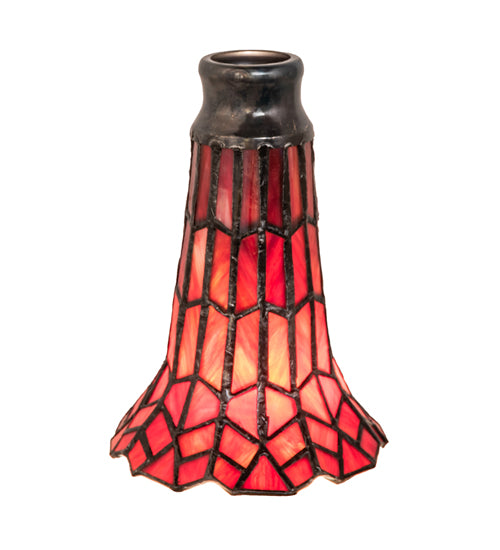 Meyda Tiffany Lighting 28656 Stained Glass Pond Lily Shade Lamp Shade Bronze / Dark